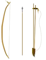 1.弓 2.劍 3.劍套