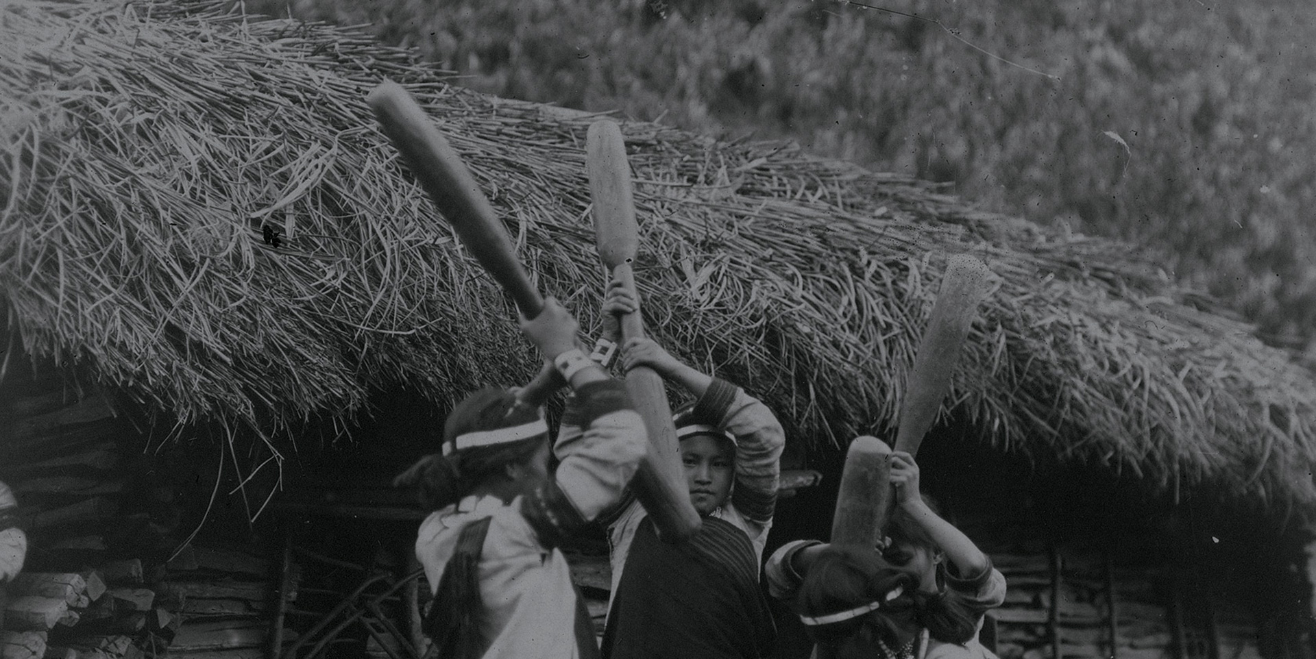 泰雅搗栗照 國立臺灣歷史博物館提供